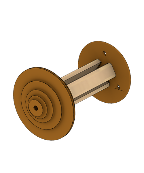 Spinnrad Spule