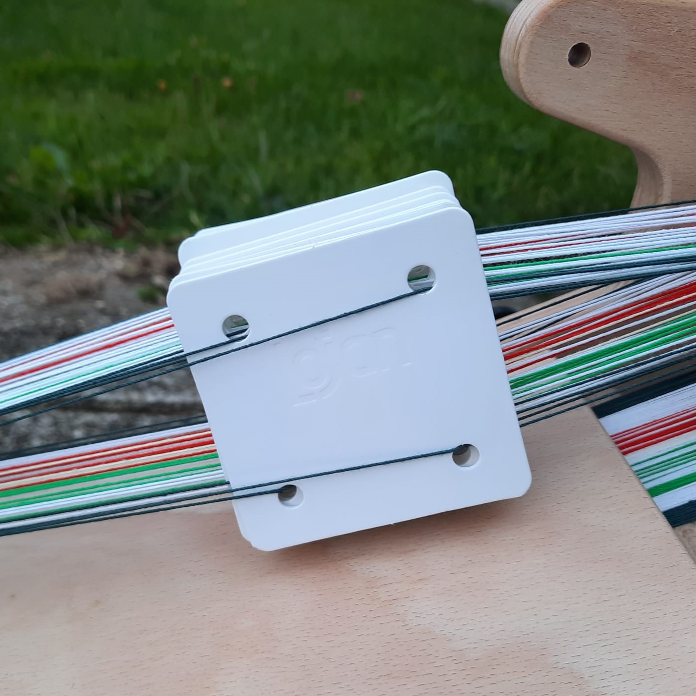 Doppelwebkarten - 10er Pack - 7 x 7 cm – Bild 4