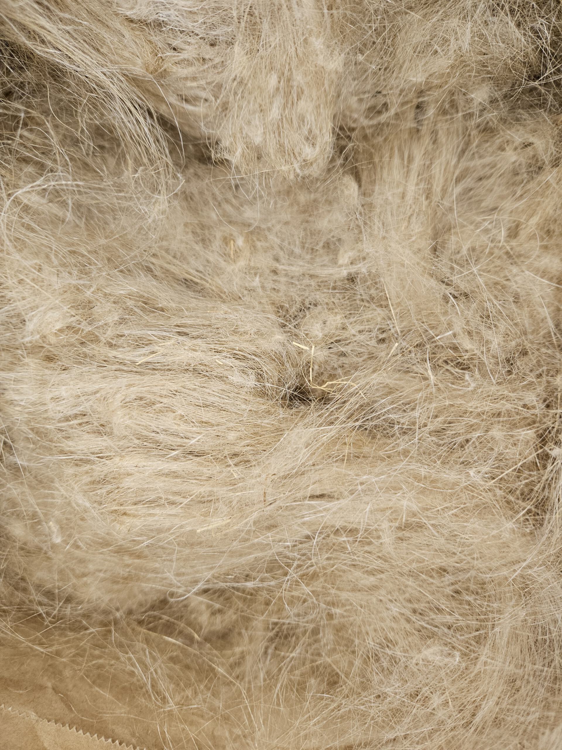 Flachswerg, Hechelwerg, weich, 100g - gut zu verspinnen – Bild 3