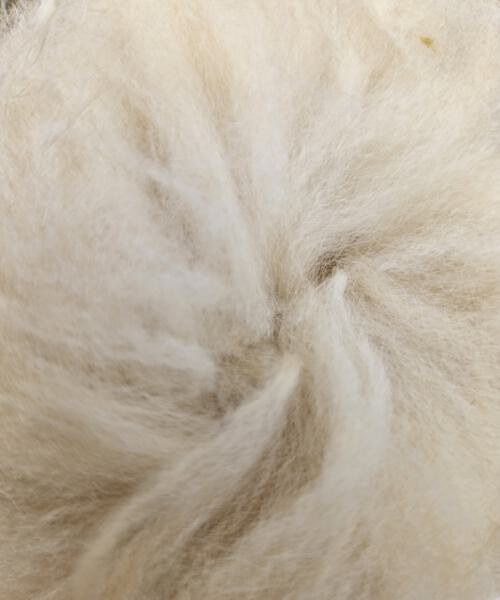 Rohwolle - Angora gelb 100g