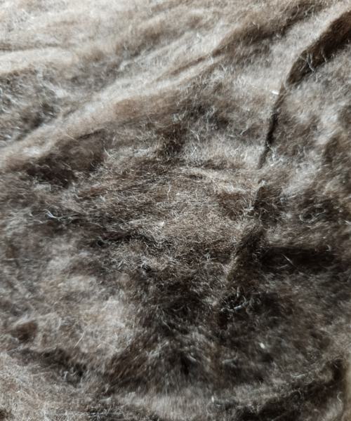 Yakhaar – gekämmt, natur dunkelbraun, 16 Mikron - 250 g
